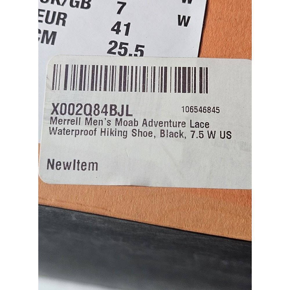 Merrell mens moab lace waterproof hiking shoes Nwb - Picture 14 of 14